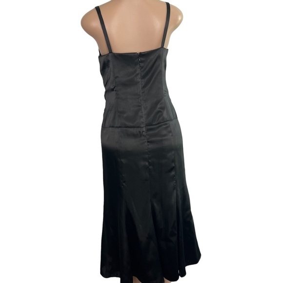 Karina Nites Black Midi Cocktail Dress - Picture 7 of 9